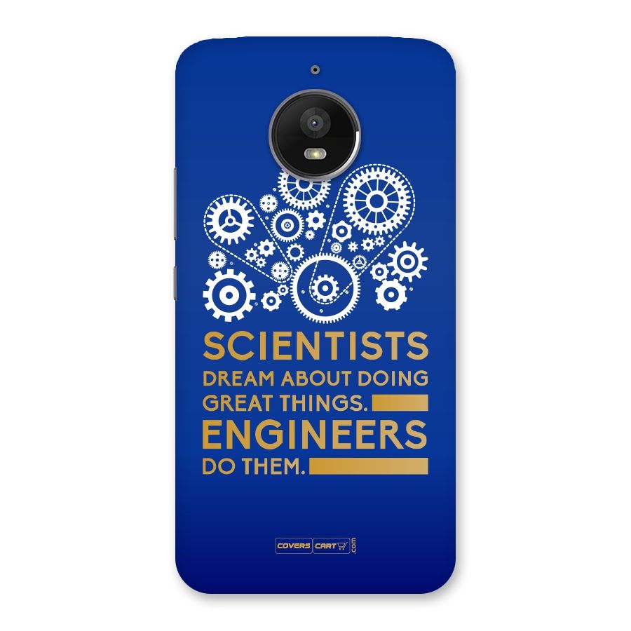 Engineer Back Case for Moto E4 Plus