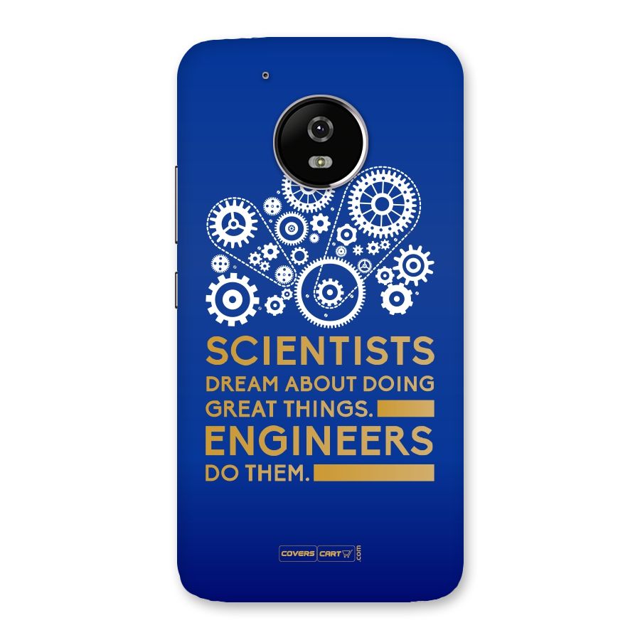 Engineer Back Case for Moto G5