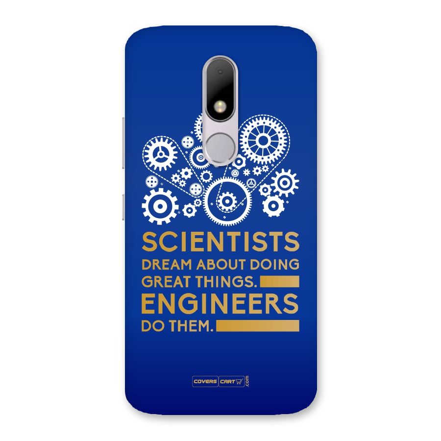 Engineer Back Case for Moto M
