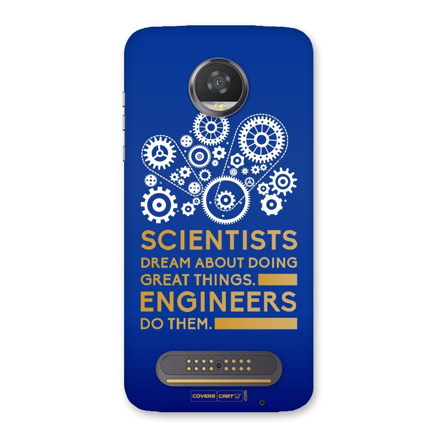 Engineer Back Case for Moto Z2 Play