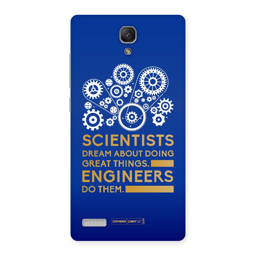 Engineer Back Case for Redmi Note Prime
