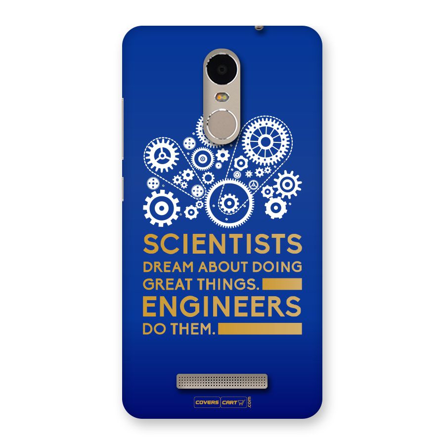 Engineer Back Case for Xiaomi Redmi Note 3