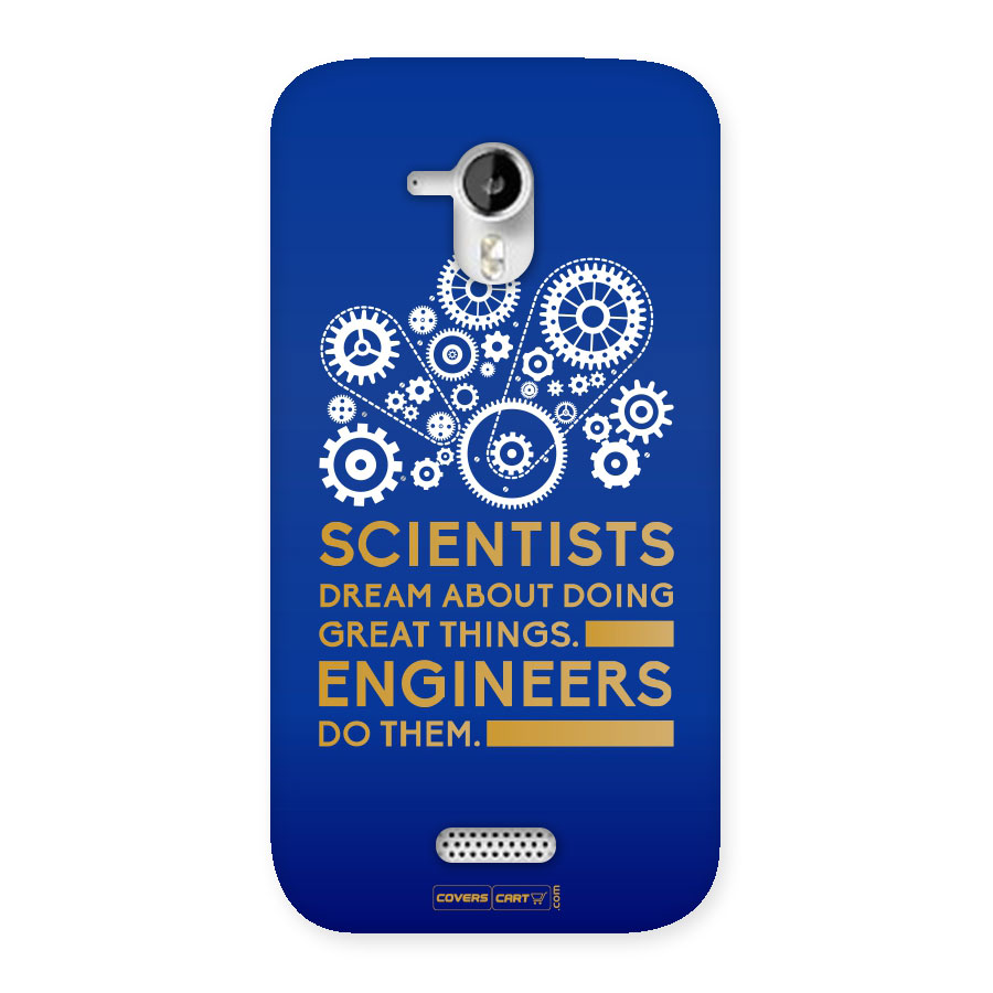 Engineer Back Case for Micromax Canvas HD A116