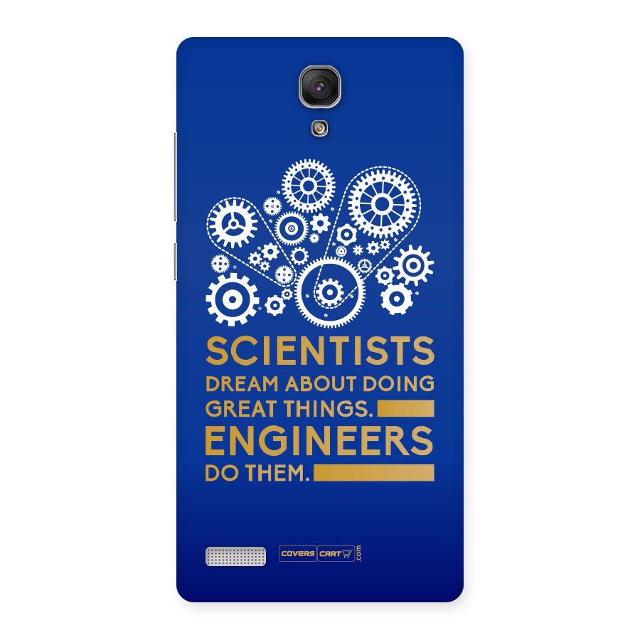 Engineer Back Case for Redmi Note