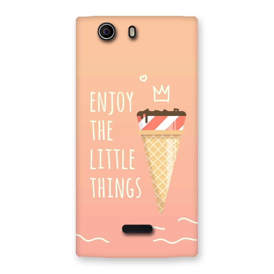 Enjoy the Little Things Back Case for Canvas Nitro 2 E311