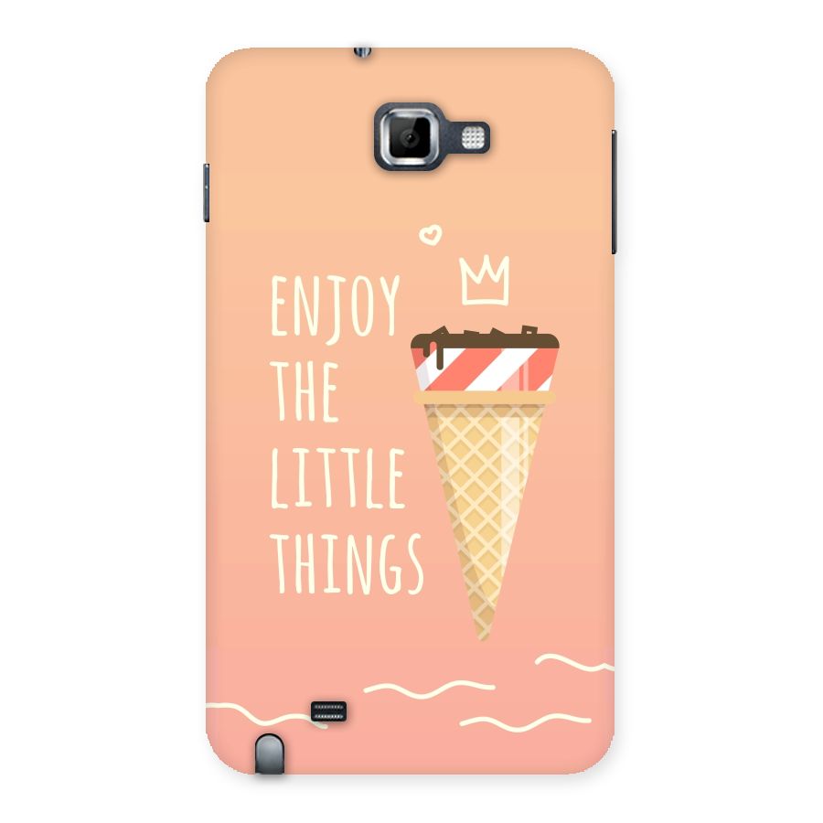 Enjoy the Little Things Back Case for Galaxy Note