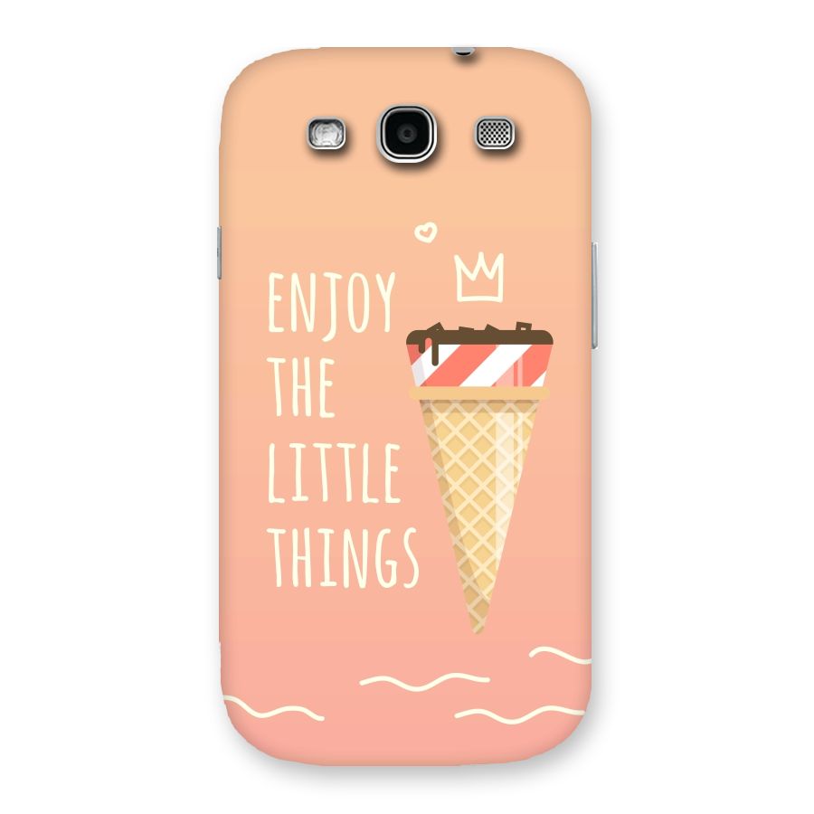 Enjoy the Little Things Back Case for Galaxy S3