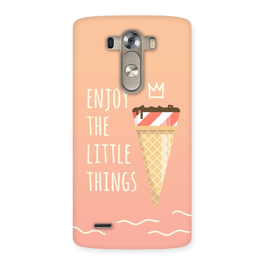 Enjoy the Little Things Back Case for LG G3