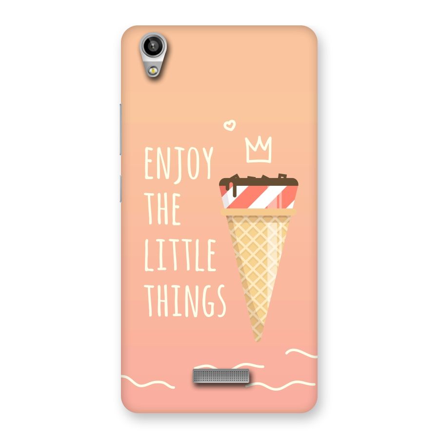 Enjoy the Little Things Back Case for Lava-Pixel-V1