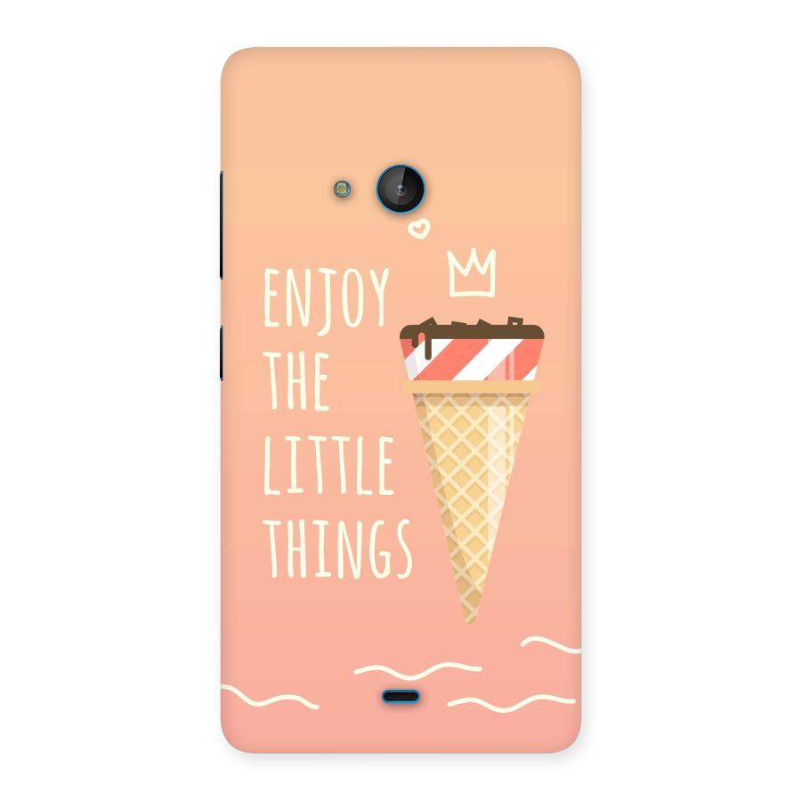Enjoy the Little Things Back Case for Lumia 540