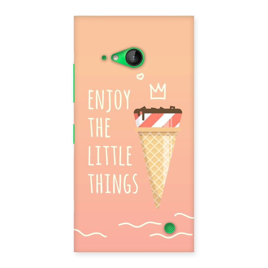 Enjoy the Little Things Back Case for Lumia 730