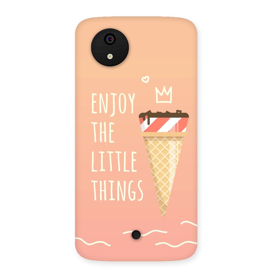 Enjoy the Little Things Back Case for Micromax Canvas A1
