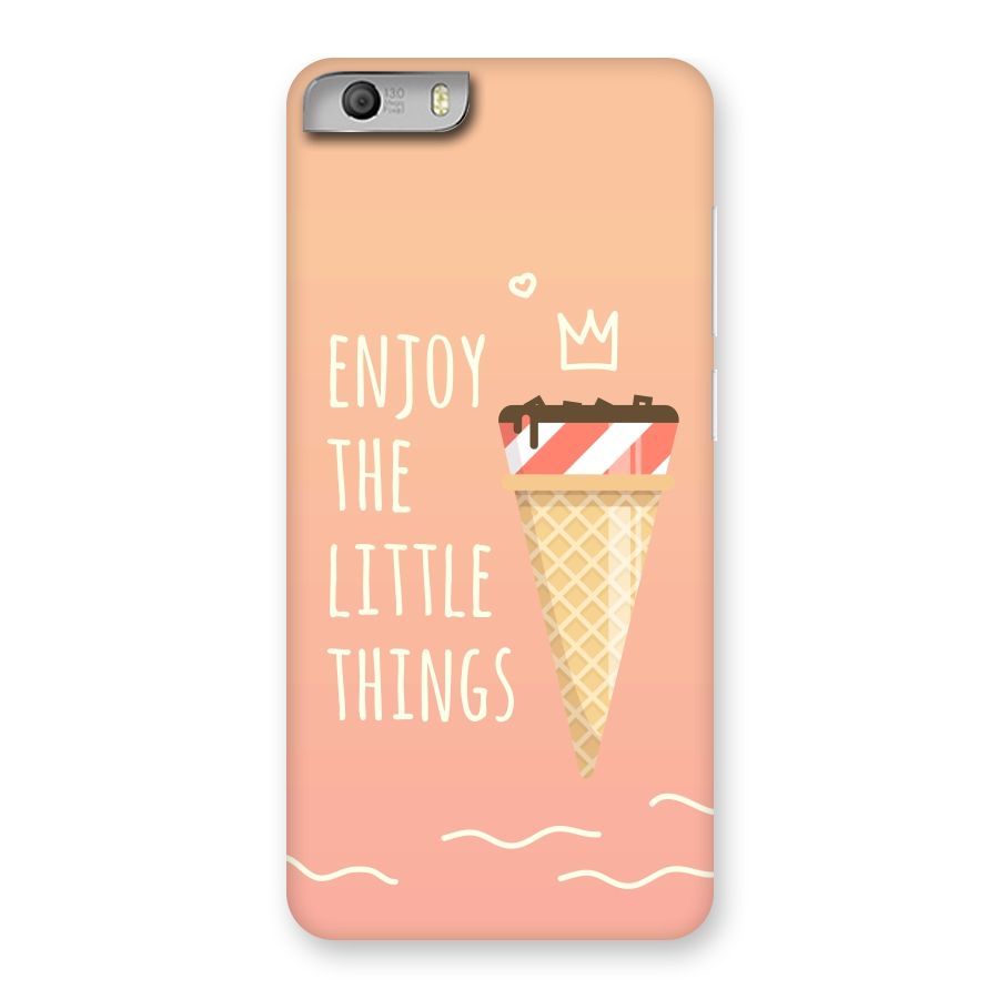 Enjoy the Little Things Back Case for Micromax Canvas Knight 2