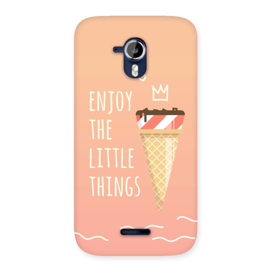 Enjoy the Little Things Back Case for Micromax Canvas Magnus A117