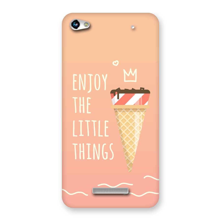 Enjoy the Little Things Back Case for Micromax Hue 2