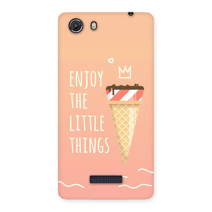 Enjoy the Little Things Back Case for Micromax Unite 3