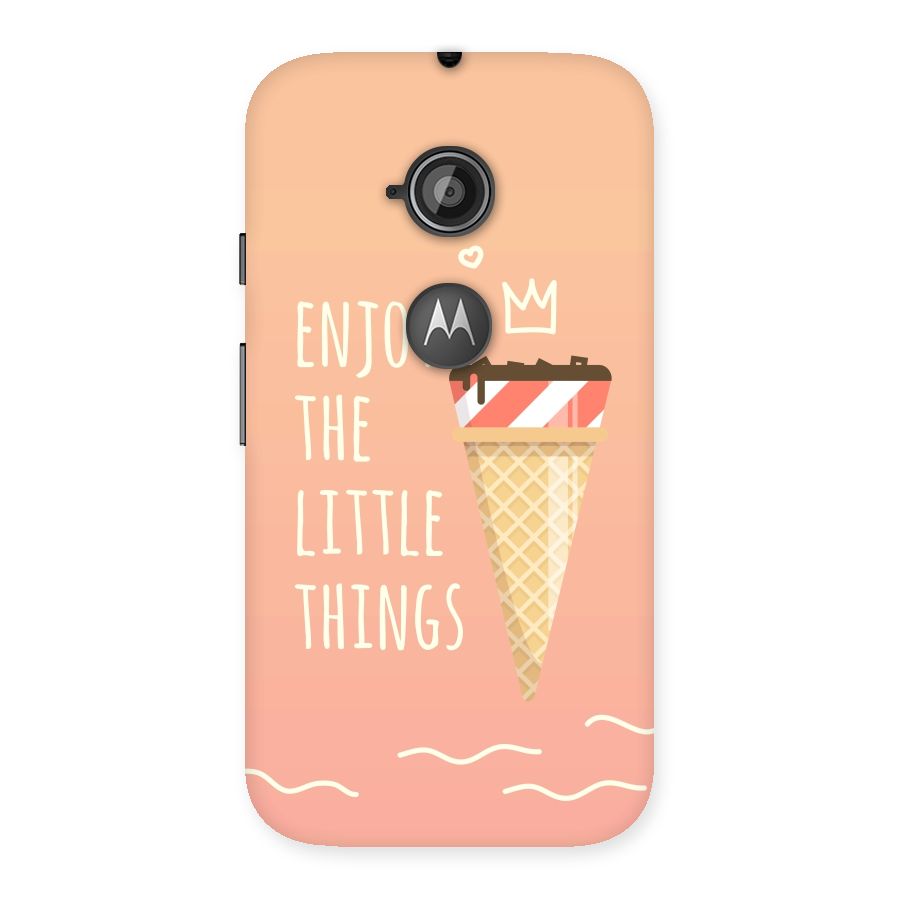 Enjoy the Little Things Back Case for Moto E 2nd Gen