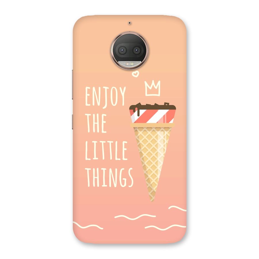 Enjoy the Little Things Back Case for Moto G5s Plus