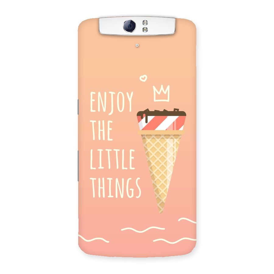 Enjoy the Little Things Back Case for Oppo N1