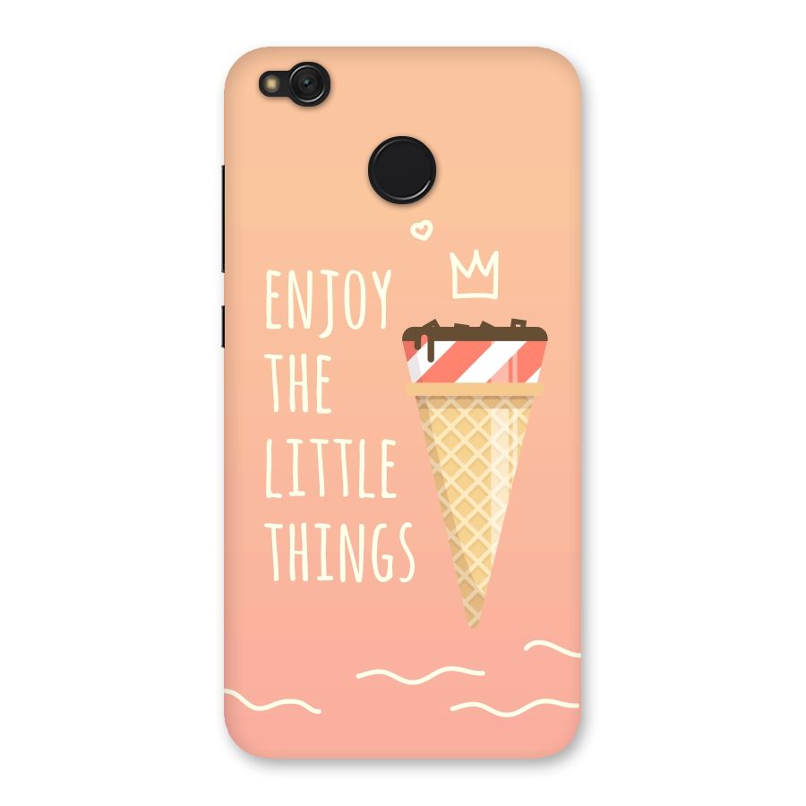 Enjoy the Little Things Back Case for Redmi 4