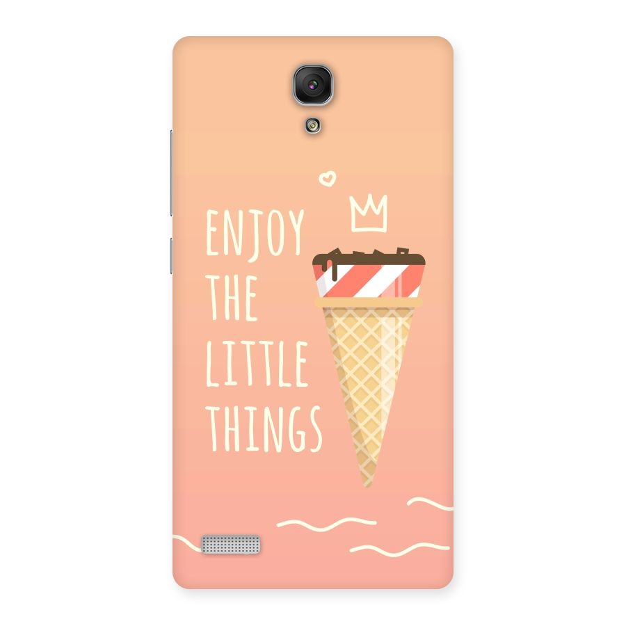 Enjoy the Little Things Back Case for Redmi Note