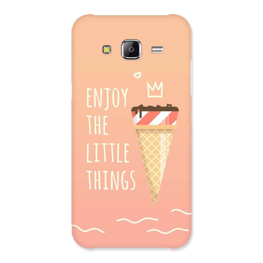 Enjoy the Little Things Back Case for Samsung Galaxy J5