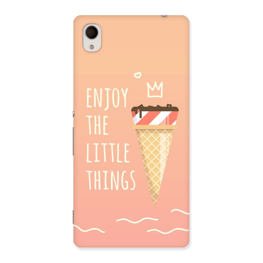 Enjoy the Little Things Back Case for Sony Xperia M4