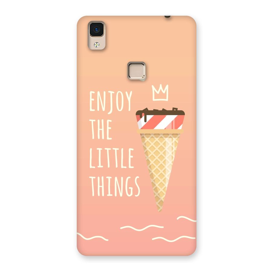 Enjoy the Little Things Back Case for V3 Max