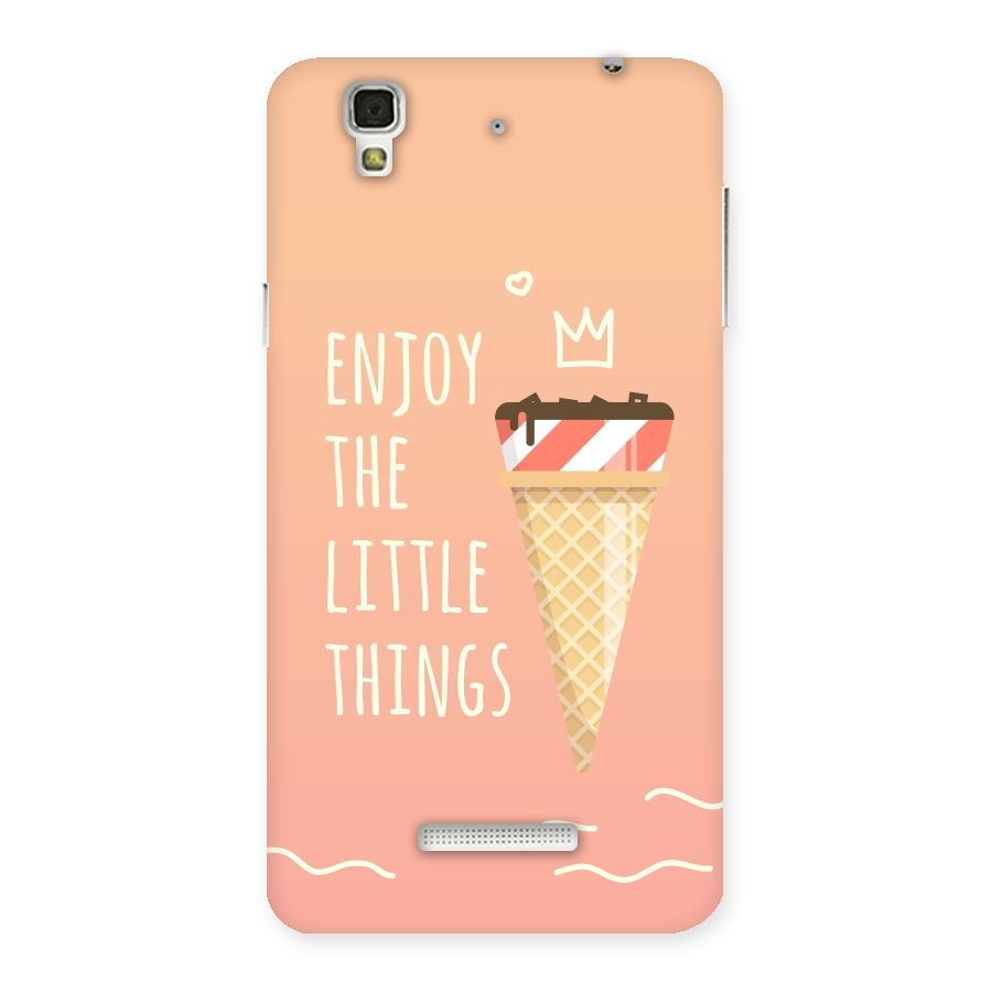 Enjoy the Little Things Back Case for Yu Yureka