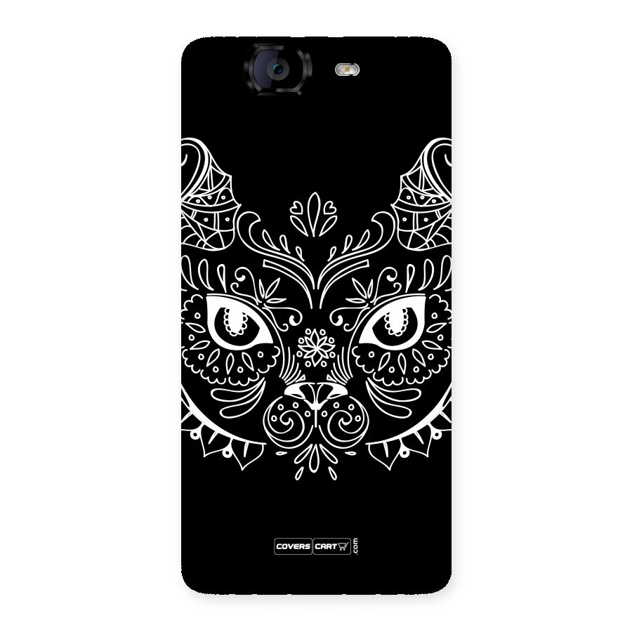 Ethnic Cat Design Back Case for Canvas Knight A350
