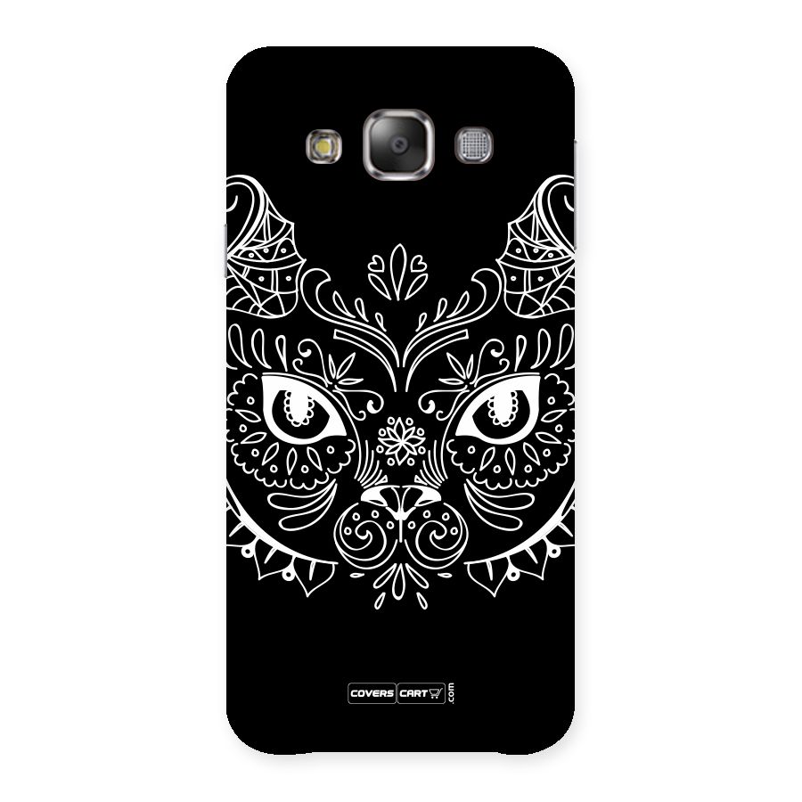 Ethnic Cat Design Back Case for Galaxy E7