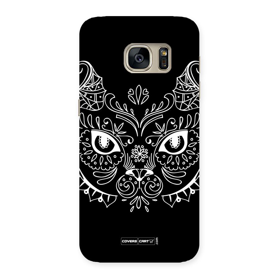 Ethnic Cat Design Back Case for Galaxy S7