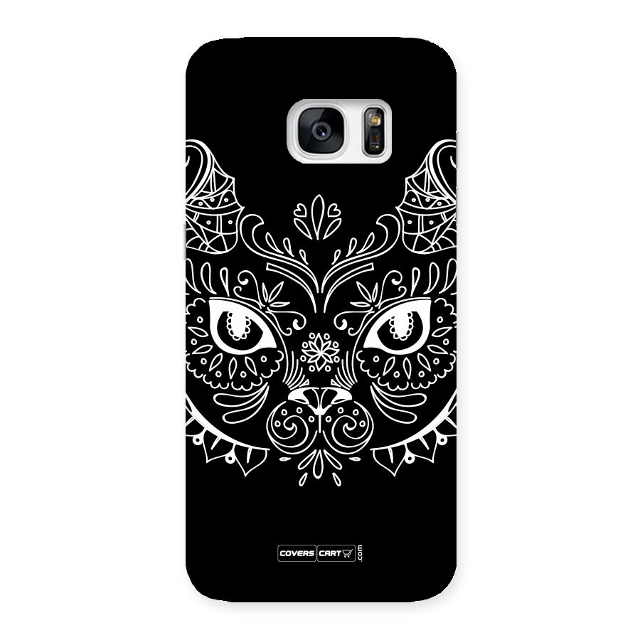 Ethnic Cat Design Back Case for Galaxy S7 Edge