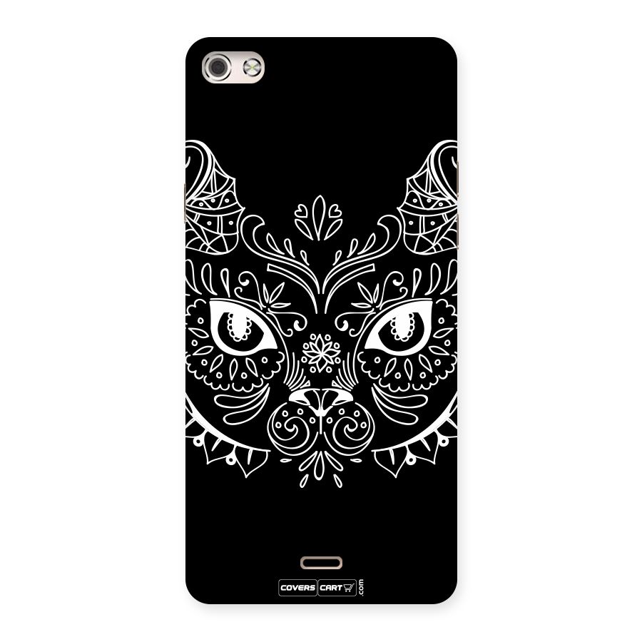 Ethnic Cat Design Back Case for Micromax Canvas Silver 5