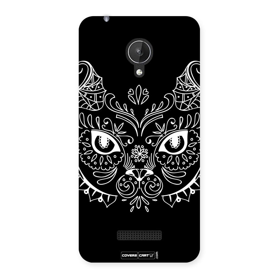 Ethnic Cat Design Back Case for Micromax Canvas Spark Q380