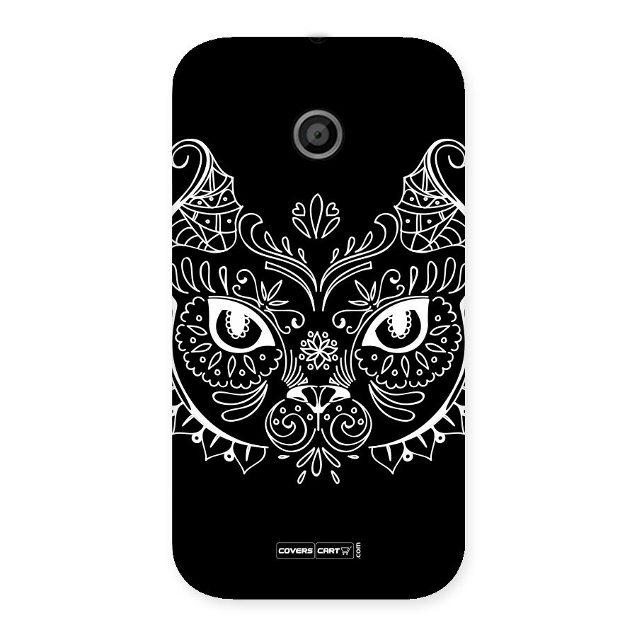Ethnic Cat Design Back Case for Moto E