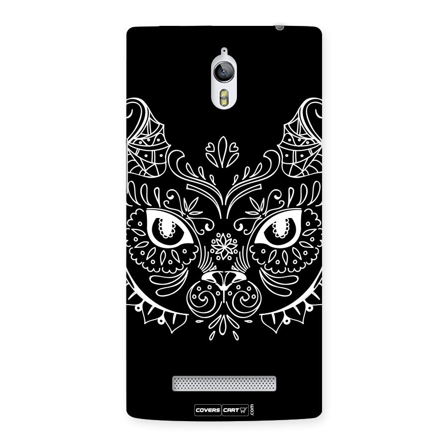 Ethnic Cat Design Back Case for Oppo Find 7
