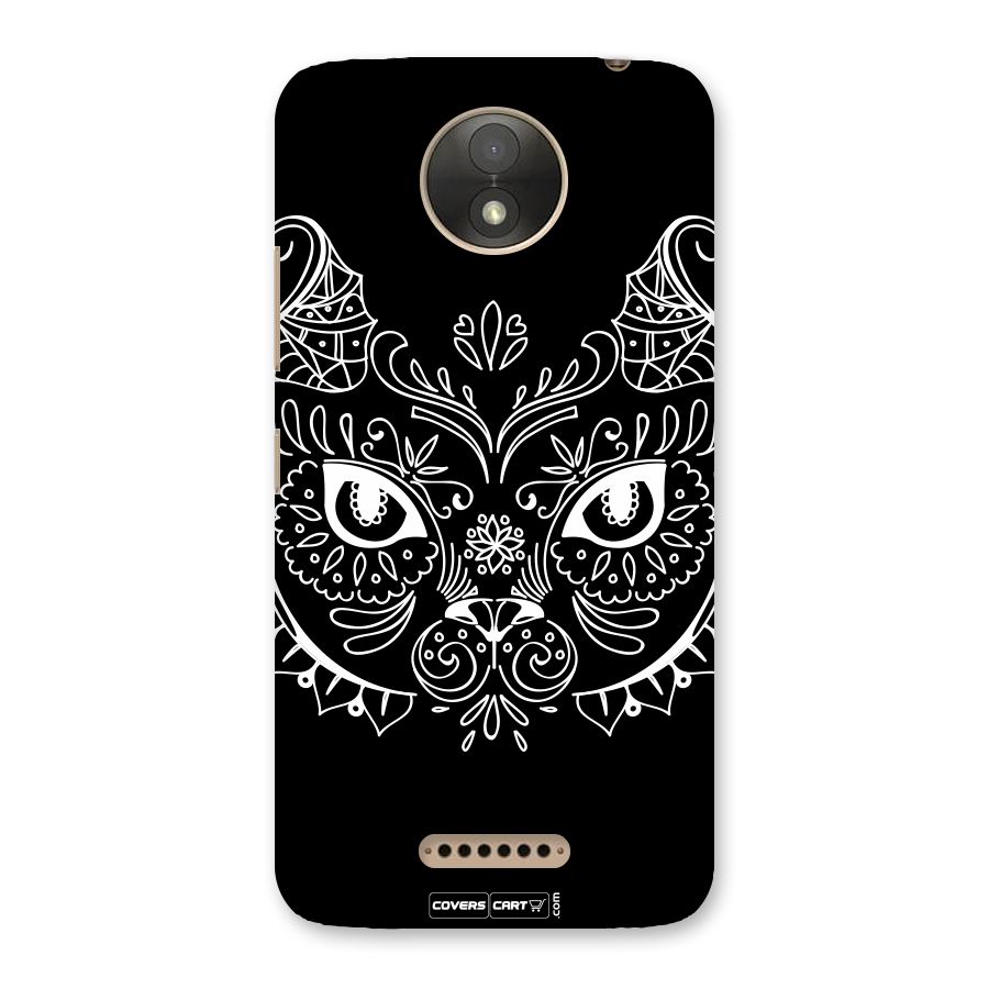 Ethnic Cat Design Back Case for Moto C Plus
