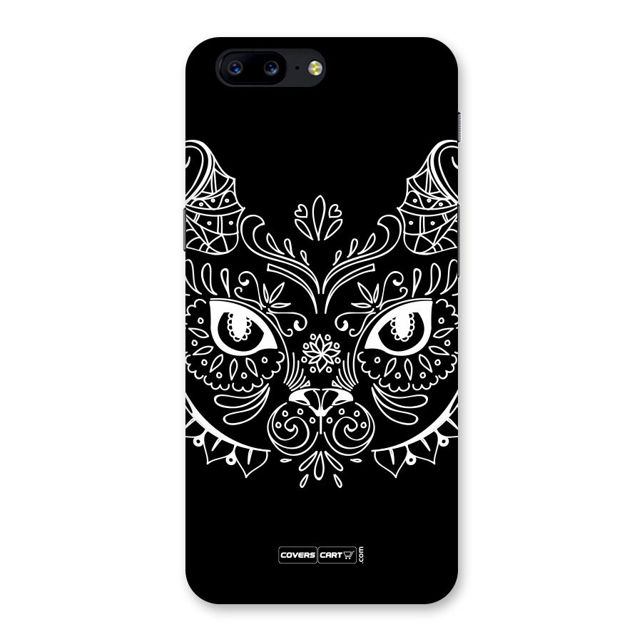 Ethnic Cat Design Back Case for OnePlus 5