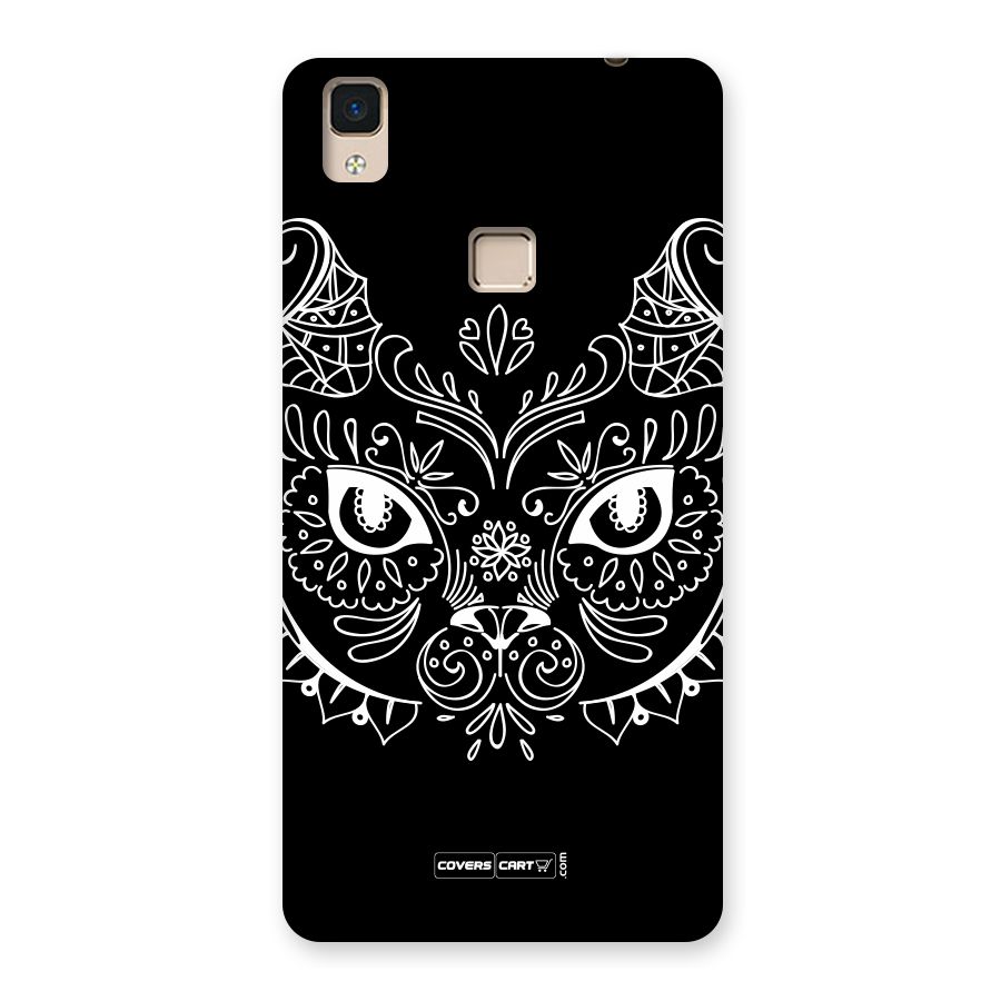 Ethnic Cat Design Back Case for V3 Max