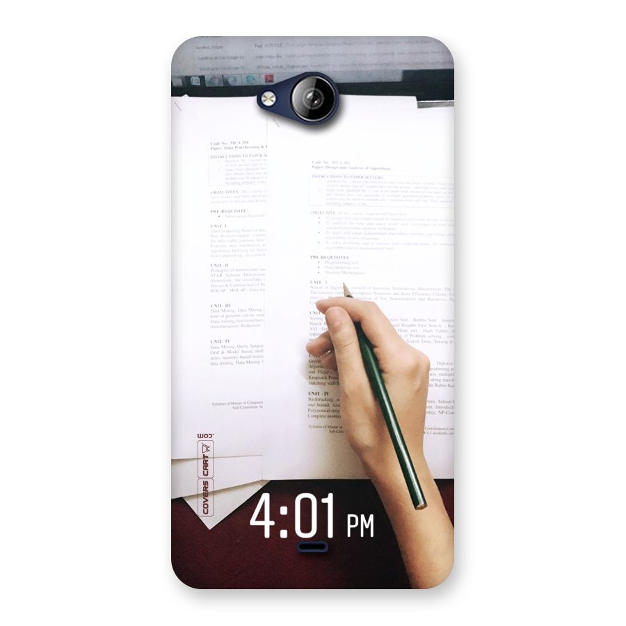 Exam Time Blues Back Case for Canvas Play Q355