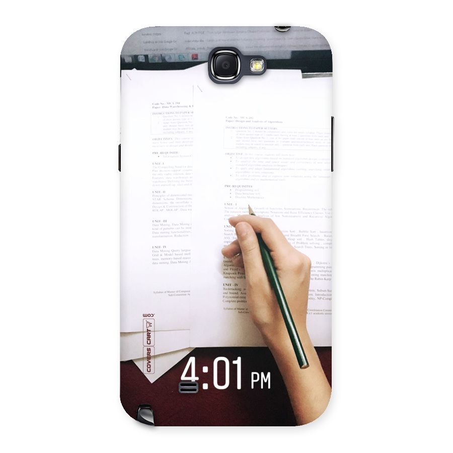 Exam Time Blues Back Case for Galaxy Note 2