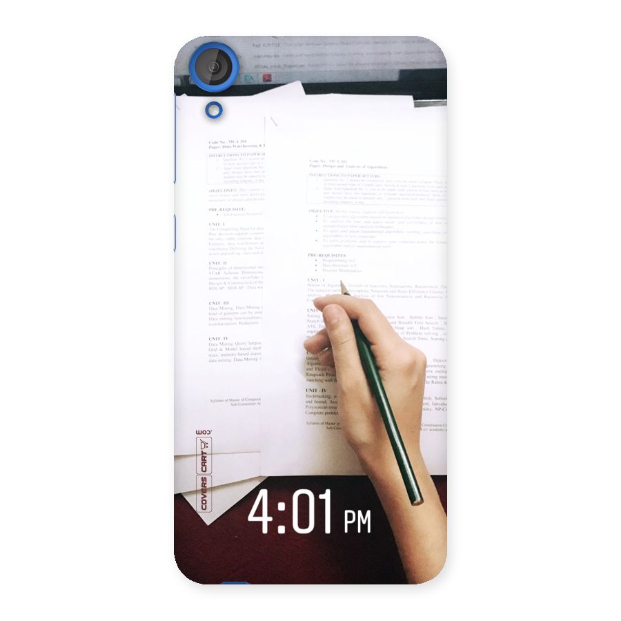 Exam Time Blues Back Case for HTC Desire 820