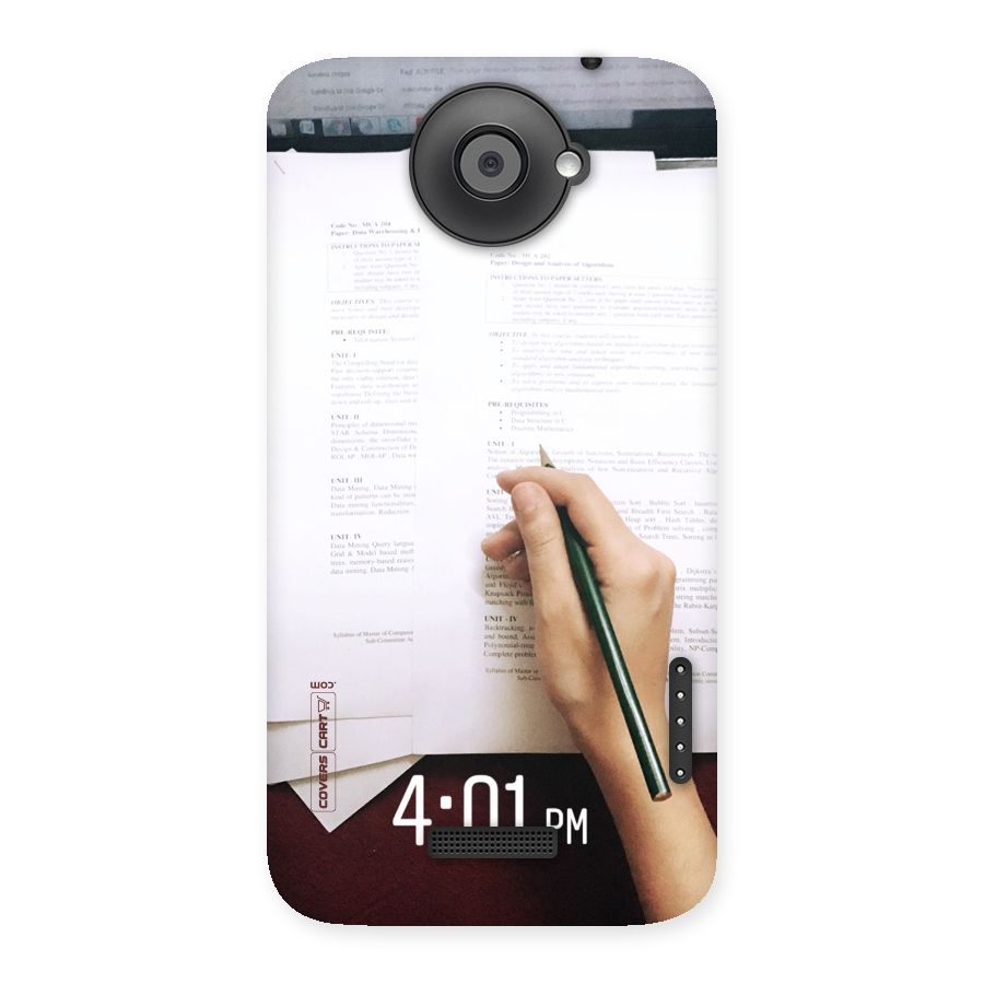 Exam Time Blues Back Case for HTC One X