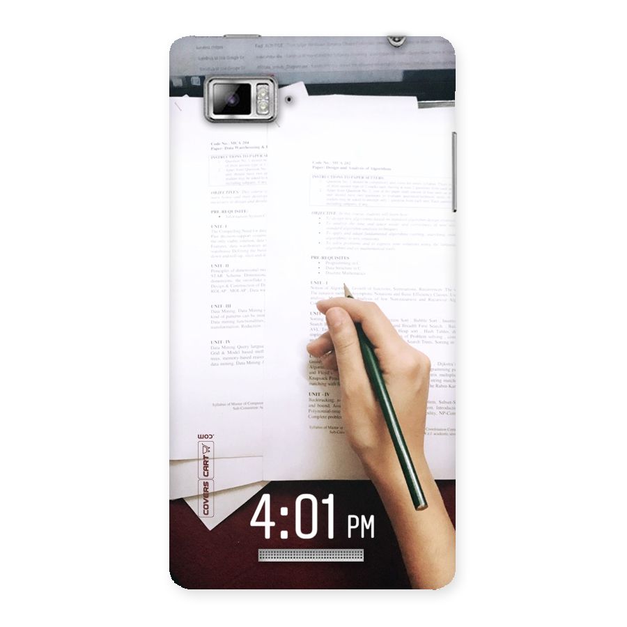 Exam Time Blues Back Case for Lenovo Vibe Z K910