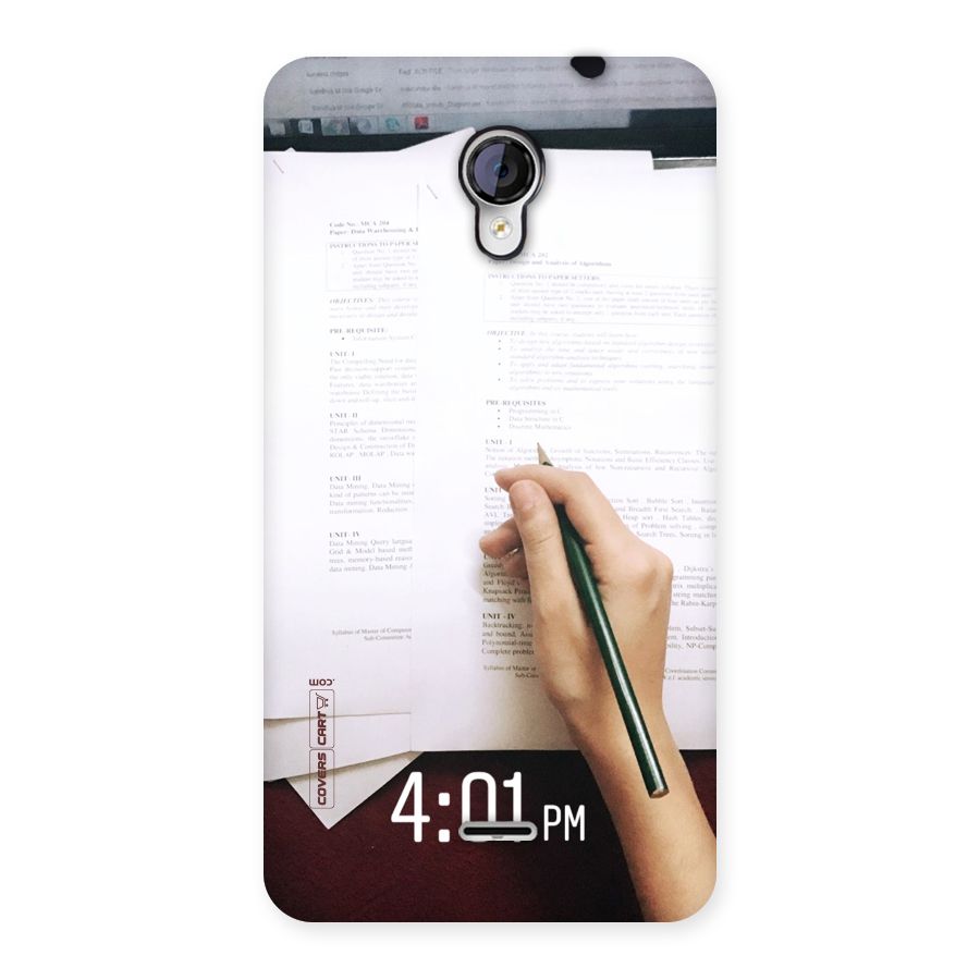 Exam Time Blues Back Case for Micromax Unite 2 A106