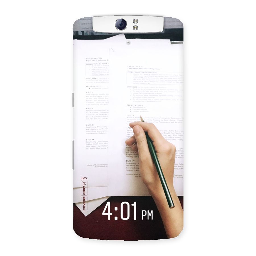 Exam Time Blues Back Case for Oppo N1