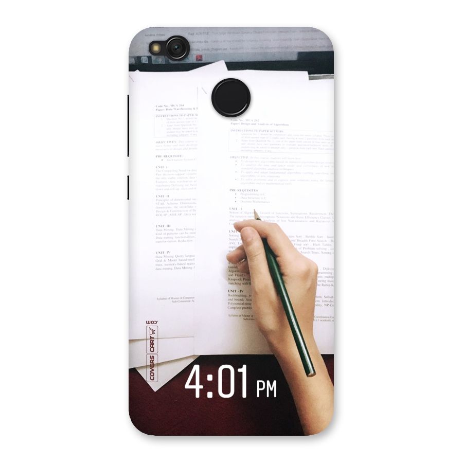 Exam Time Blues Back Case for Redmi 4