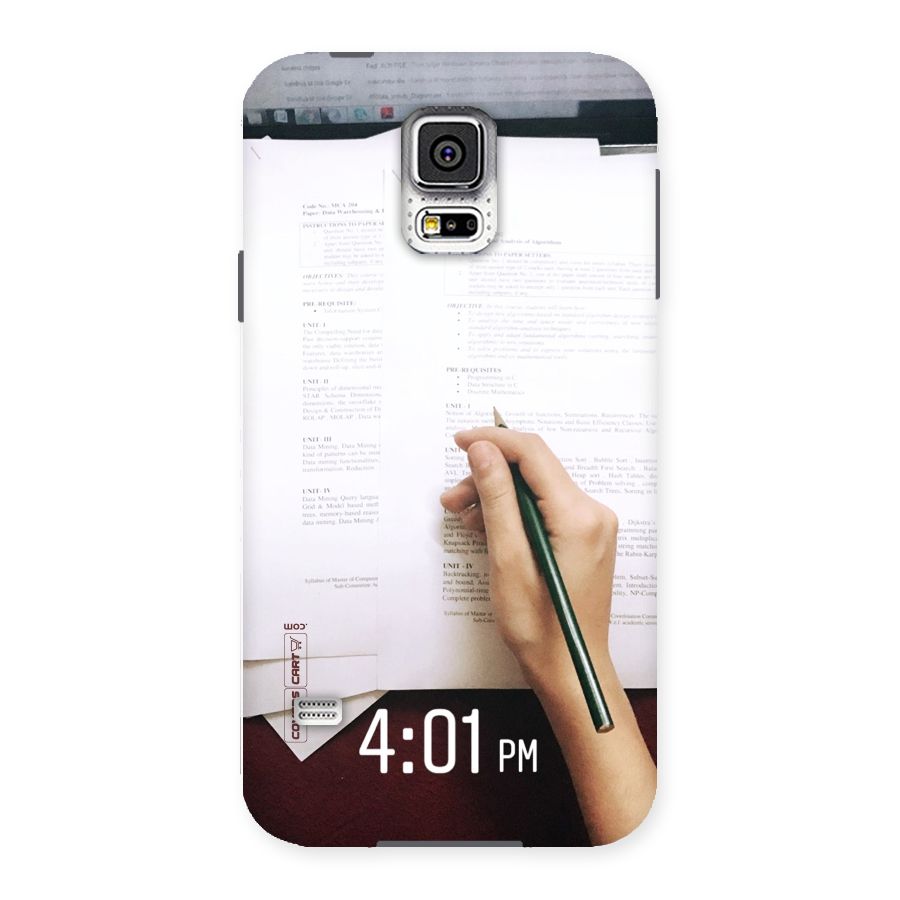 Exam Time Blues Back Case for Samsung Galaxy S5