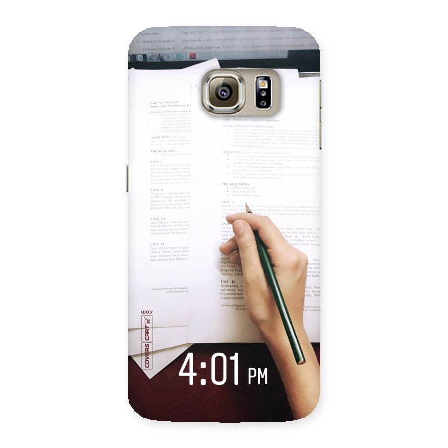 Exam Time Blues Back Case for Samsung Galaxy S6 Edge